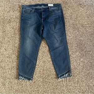Vince Camuto Raw Hem Jeans SZ 20
